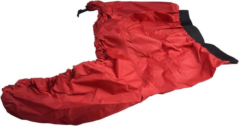Nylon Waterproof Spray Skirt For Canoe Kayak Adjustable Elastic Cockpit Cover Grey Size M - Image 4
